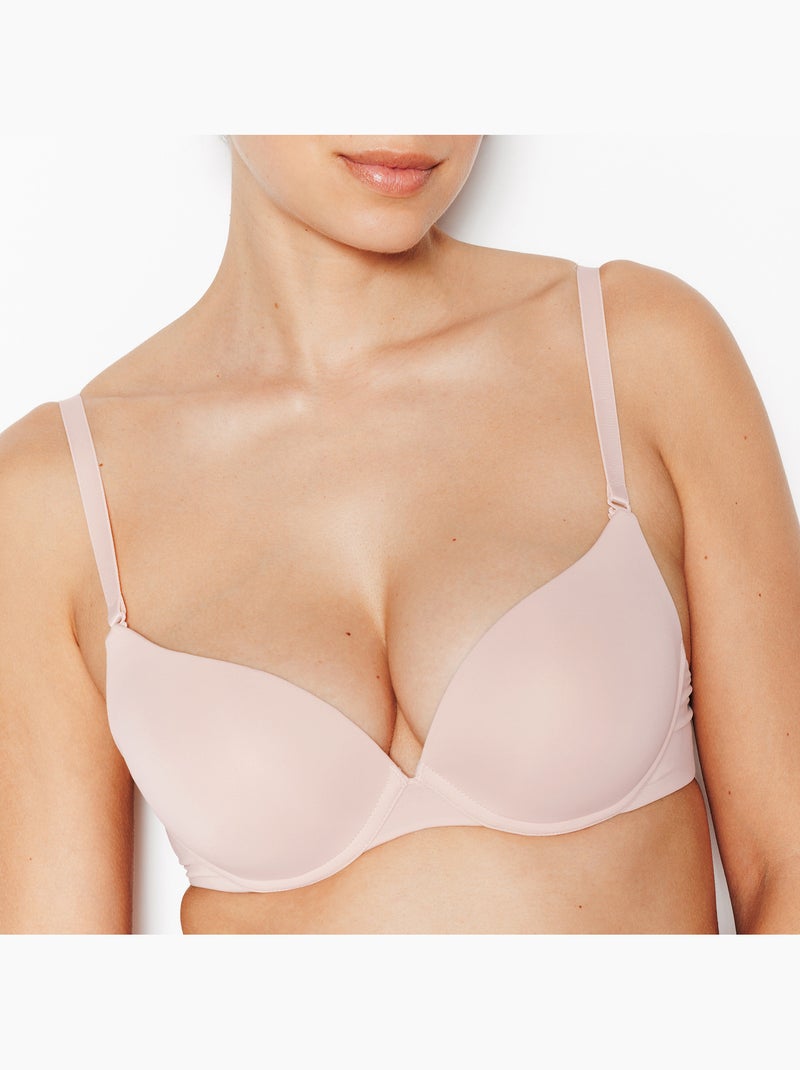 Soutien-gorge push up microfibre Perfect - RougeGorge Lingerie Beige sable - Kiabi