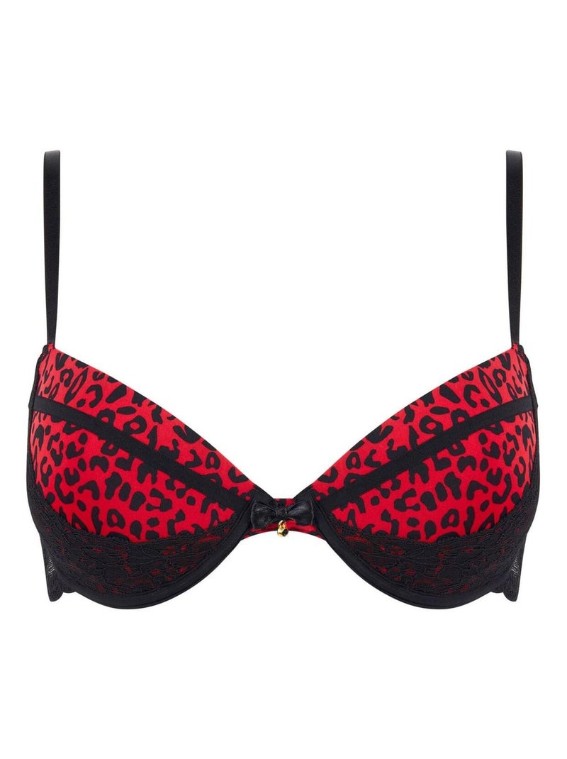Soutien-gorge push-up MIDNIGHT - Pomm'Poire Rouge - Kiabi
