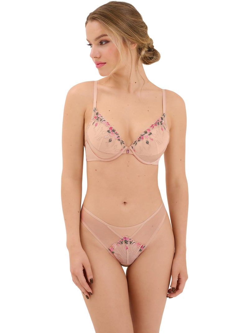 Soutien-gorge push-up Mirabelle Rose - Kiabi