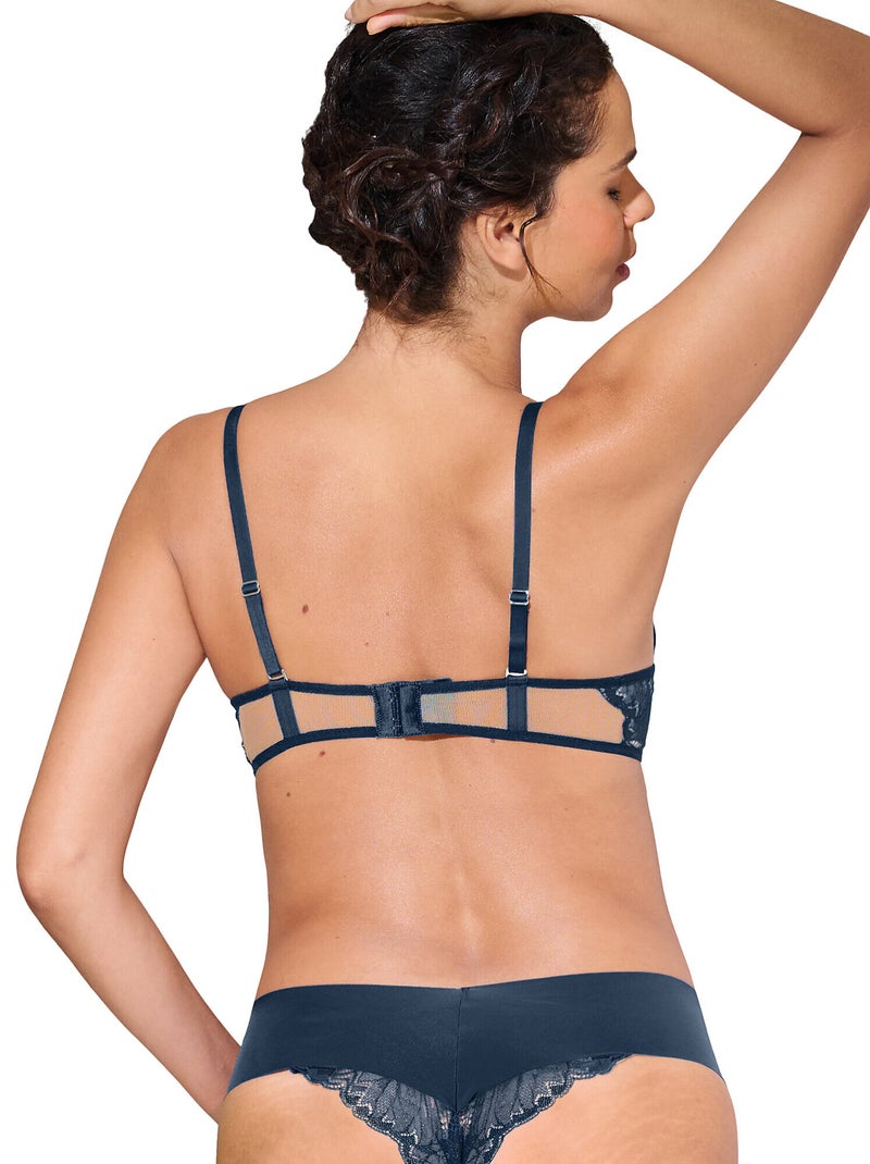 Soutien-gorge push-up multipositions CHARISMA Bleu - Kiabi