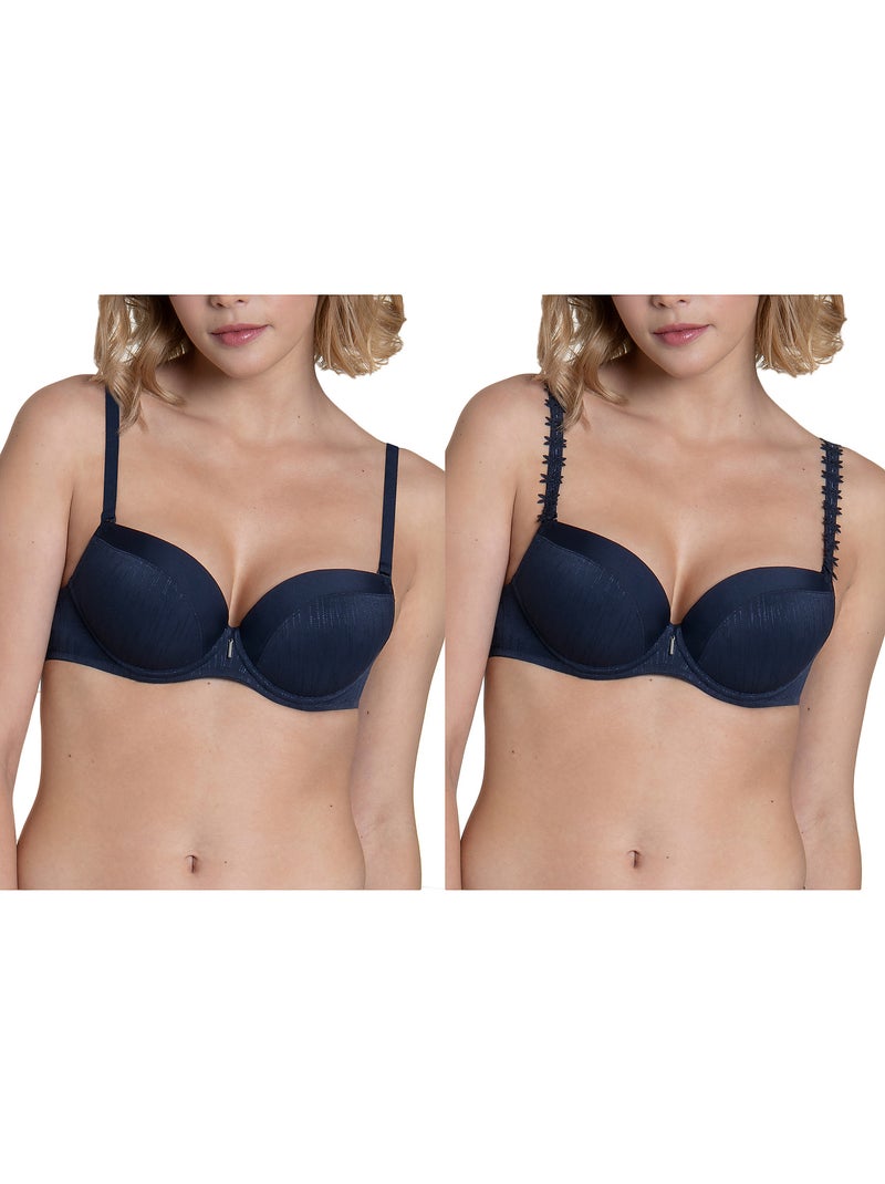 Soutien-gorge push-up multipositions Gracia Bleu - Kiabi