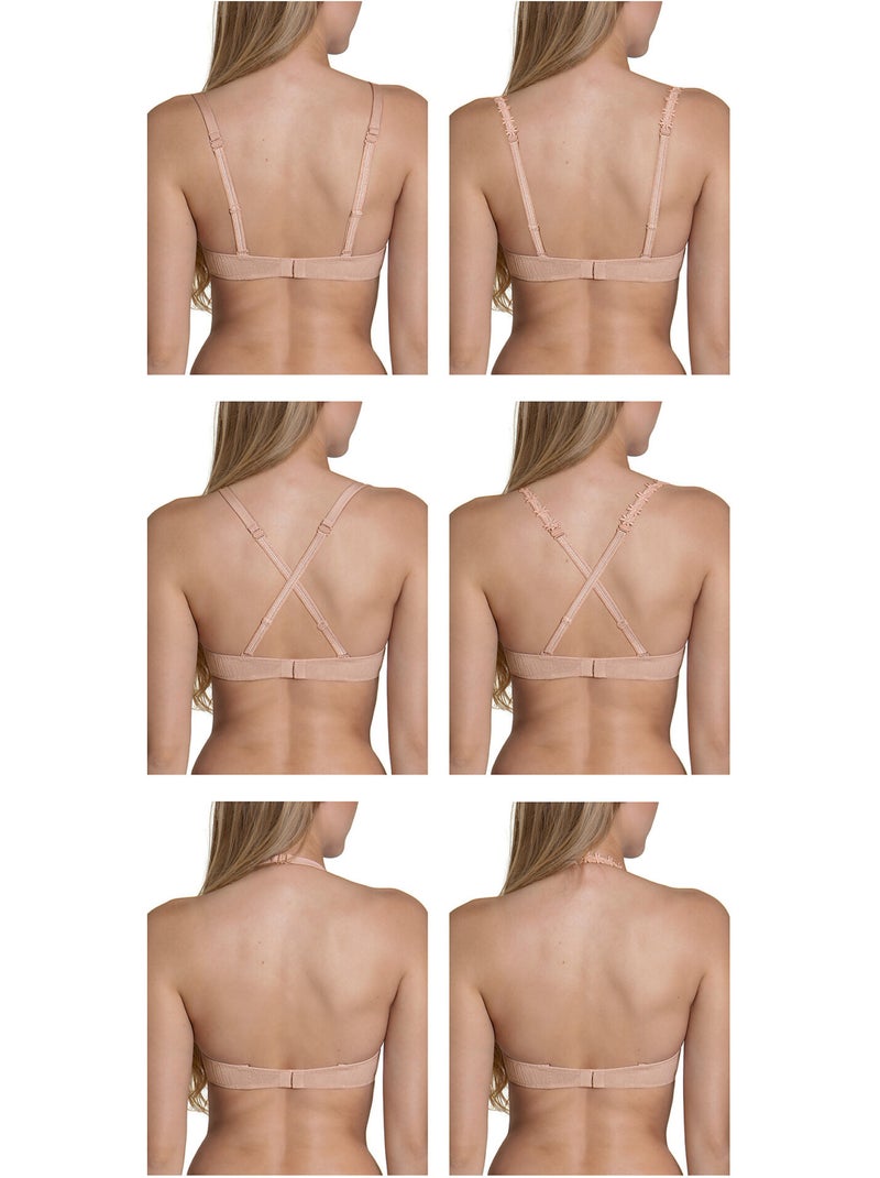 Soutien-gorge push-up multipositions gracia Rose - Kiabi