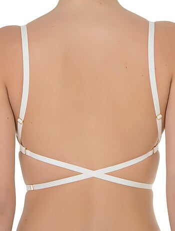 Soutien-gorge push-up multipositions mariage ivoire