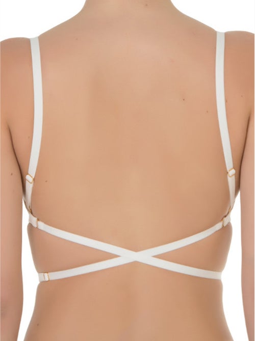 Soutien-gorge push-up multipositions mariage ivoire - Kiabi