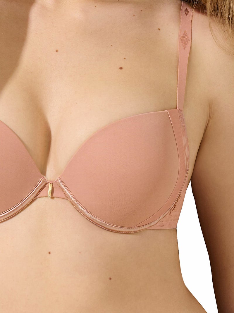 Soutien-gorge push-up Opal Beige - Kiabi