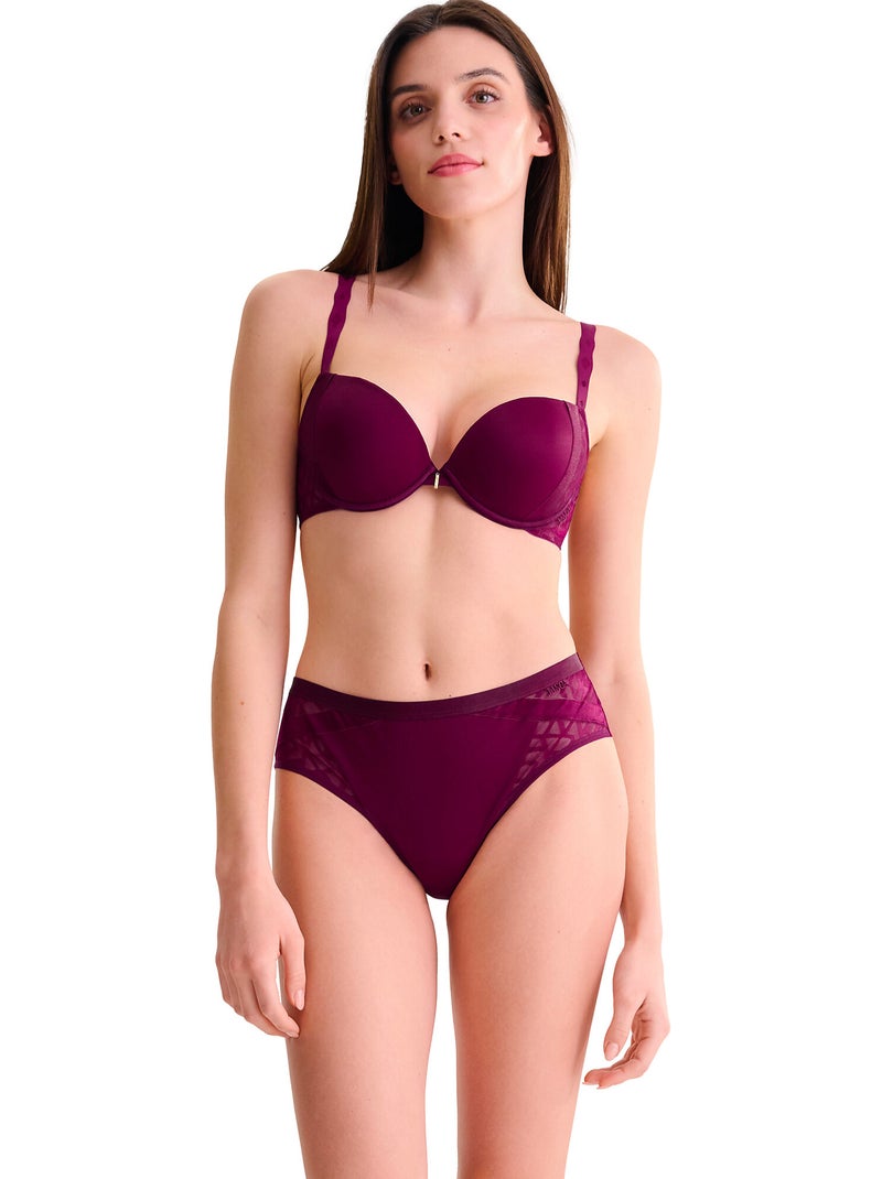 Soutien-gorge push-up Opal Magenta - Kiabi