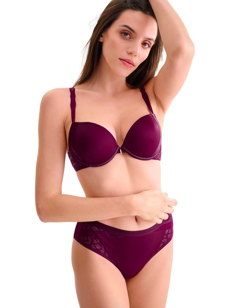Soutien-gorge push-up Opal Magenta - Kiabi