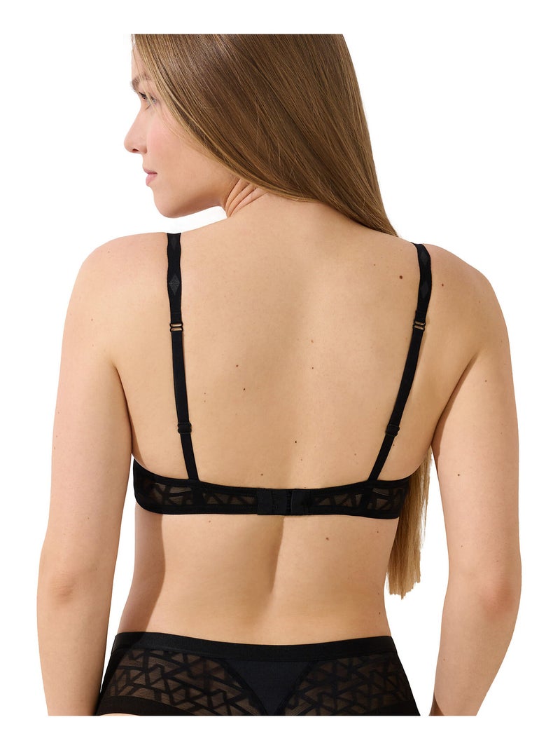 Soutien-gorge push-up Opal Noir - Kiabi