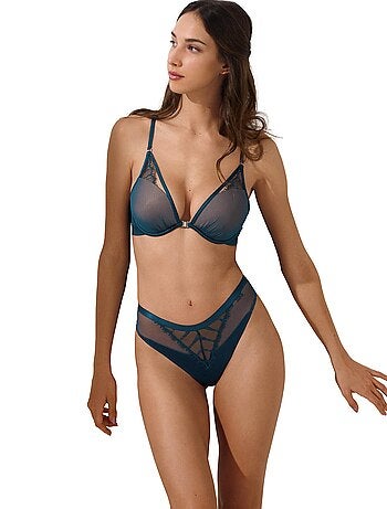 Soutien-gorge push-up ouverture frontale Lovelace