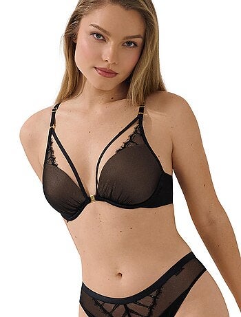 Soutien-gorge push-up ouverture frontale Lovelace