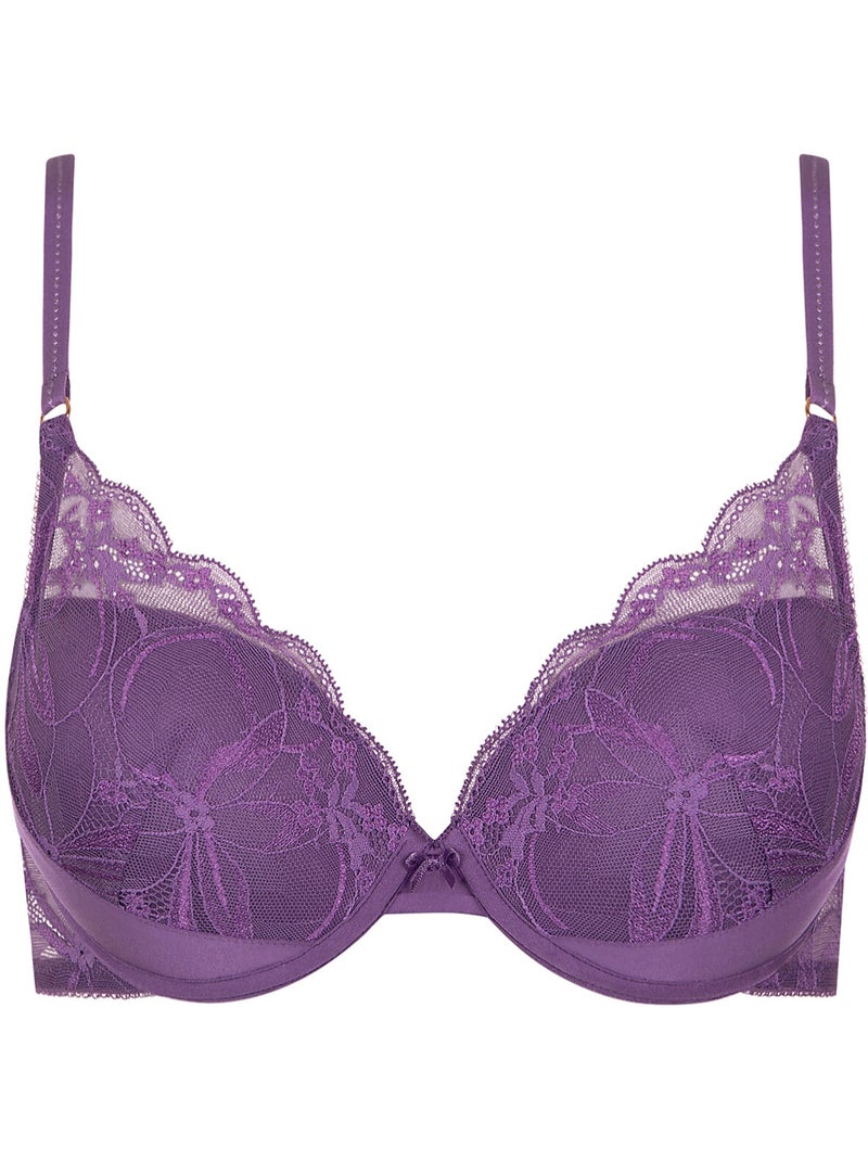 Soutien-gorge push-up PATRICIA Violet - Kiabi