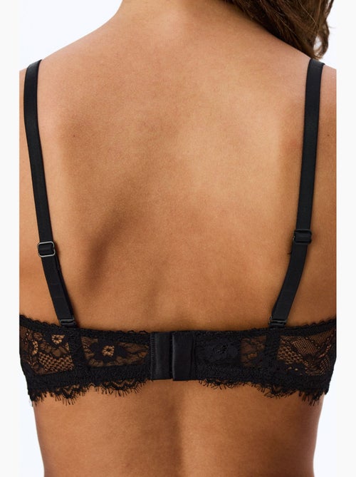 Soutien-gorge push-up rembourré à imprimé cœurs et fleurs penti - Kiabi Soutien-gorge push-up rembourré à imprimé cœurs et fleurs penti - Kiabi
