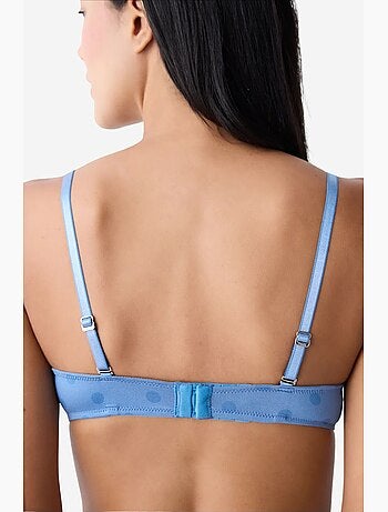 Soutien-gorge push-up rembourré à pois penti