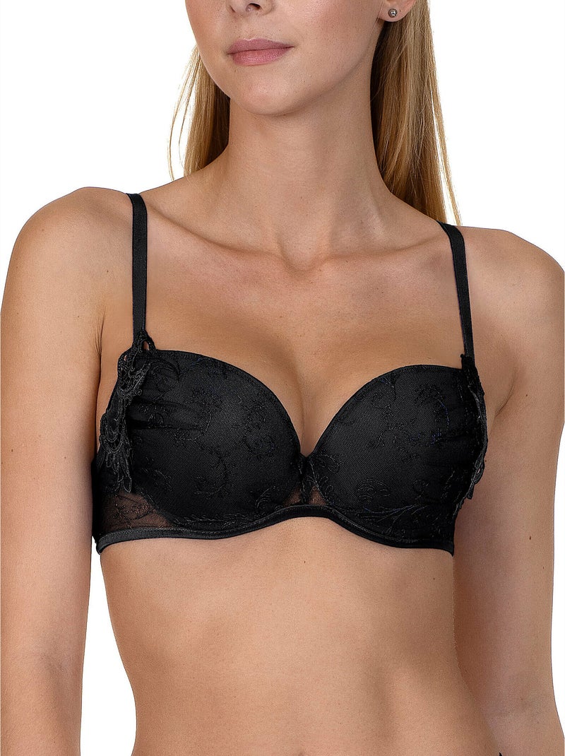 Soutien-gorge push-up Royal Wish noir Noir - Kiabi