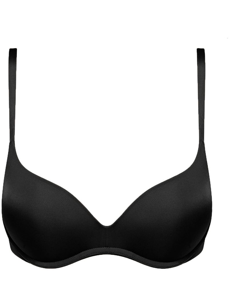 Soutien-gorge Push Up Sans Armature InvisiFree Noir - Kiabi