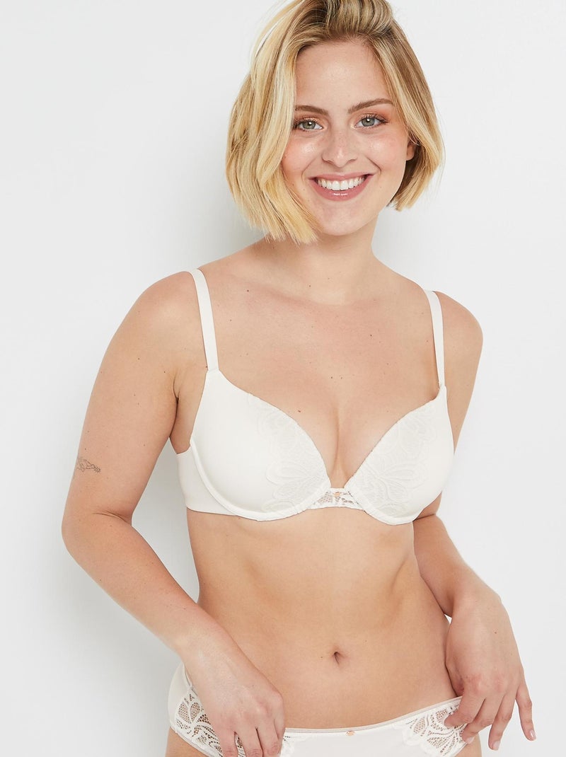 Soutien-gorge push up Syara - RougeGorge Lingerie Ecru - Kiabi