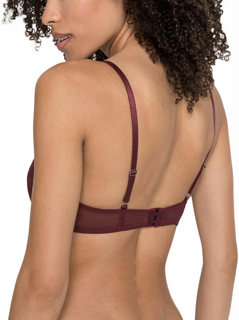 Soutien-gorge push-up Temptation Bordeaux - Kiabi