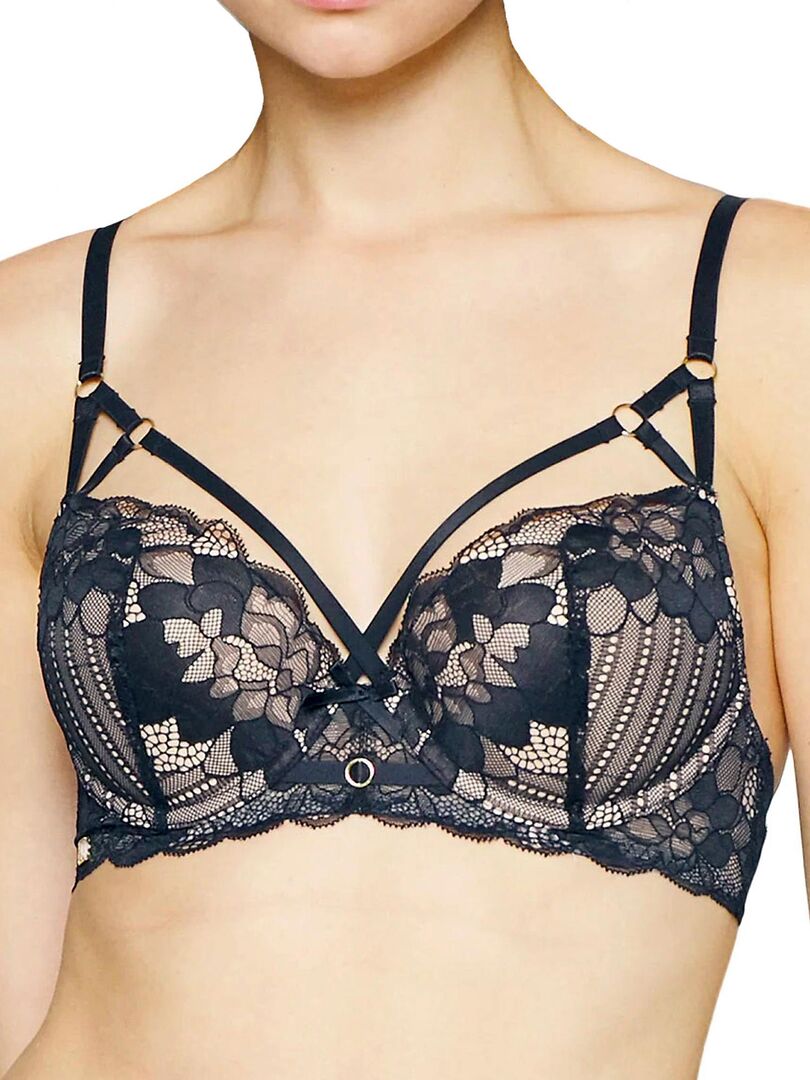 Soutien-gorge push-up Temptation Noir - Kiabi