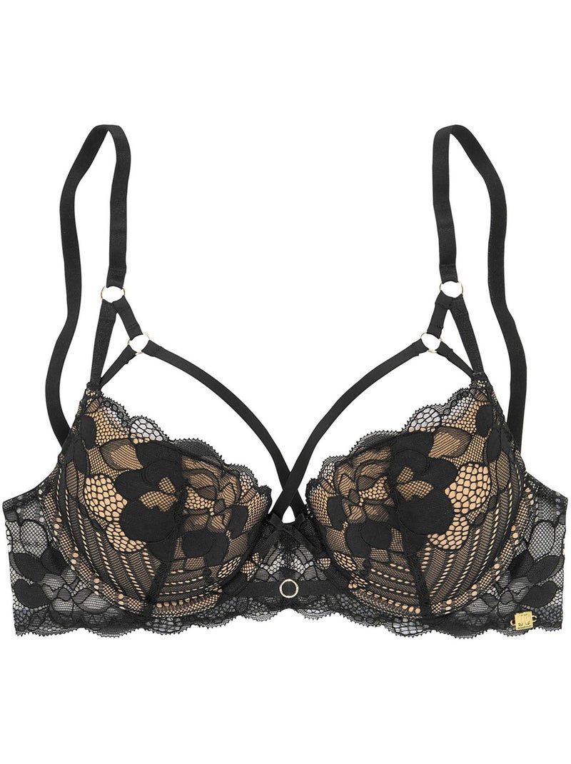 Soutien-gorge push-up Temptation Noir - Kiabi
