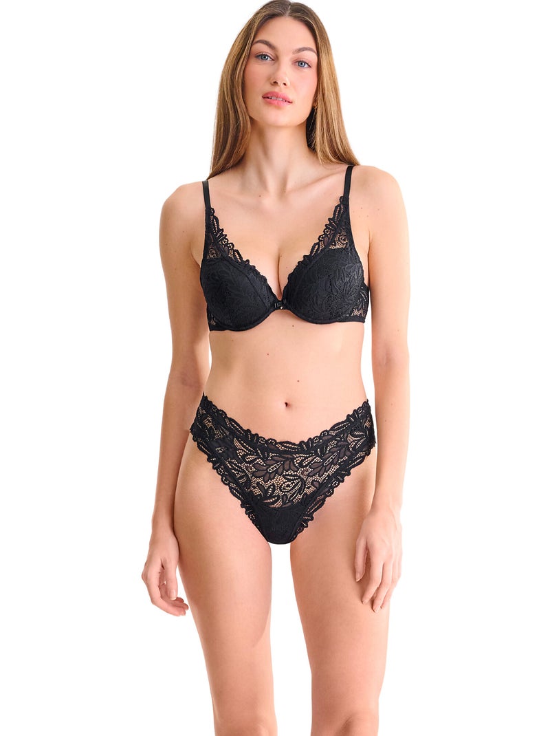 Soutien-gorge push-up tiara Noir - Kiabi