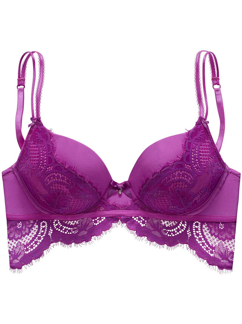 Soutien-gorge push-up Valentina Rose fushia - Kiabi