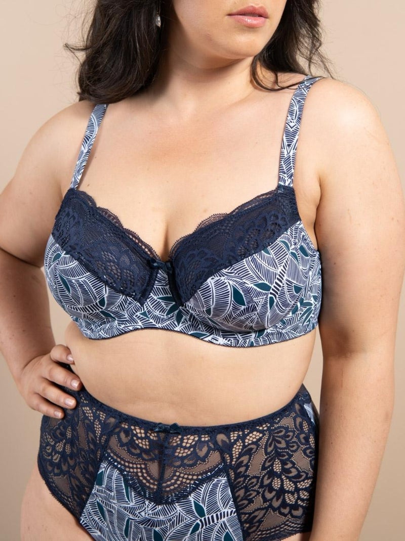 Soutien-gorge RAFAELA Bleu - Kiabi