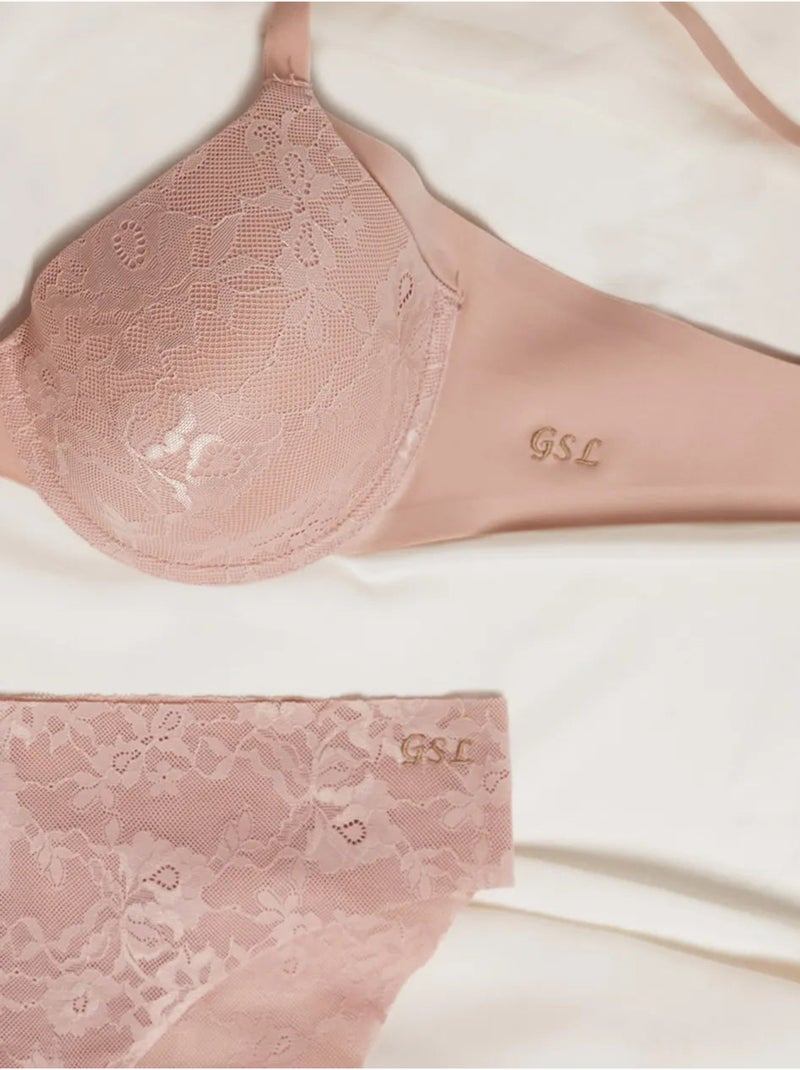 Soutien-gorge réducteur capacité sous l'aisselle Rose - Kiabi