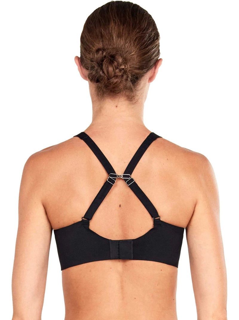 Soutien-gorge réducteur sans armatures Noir - Kiabi