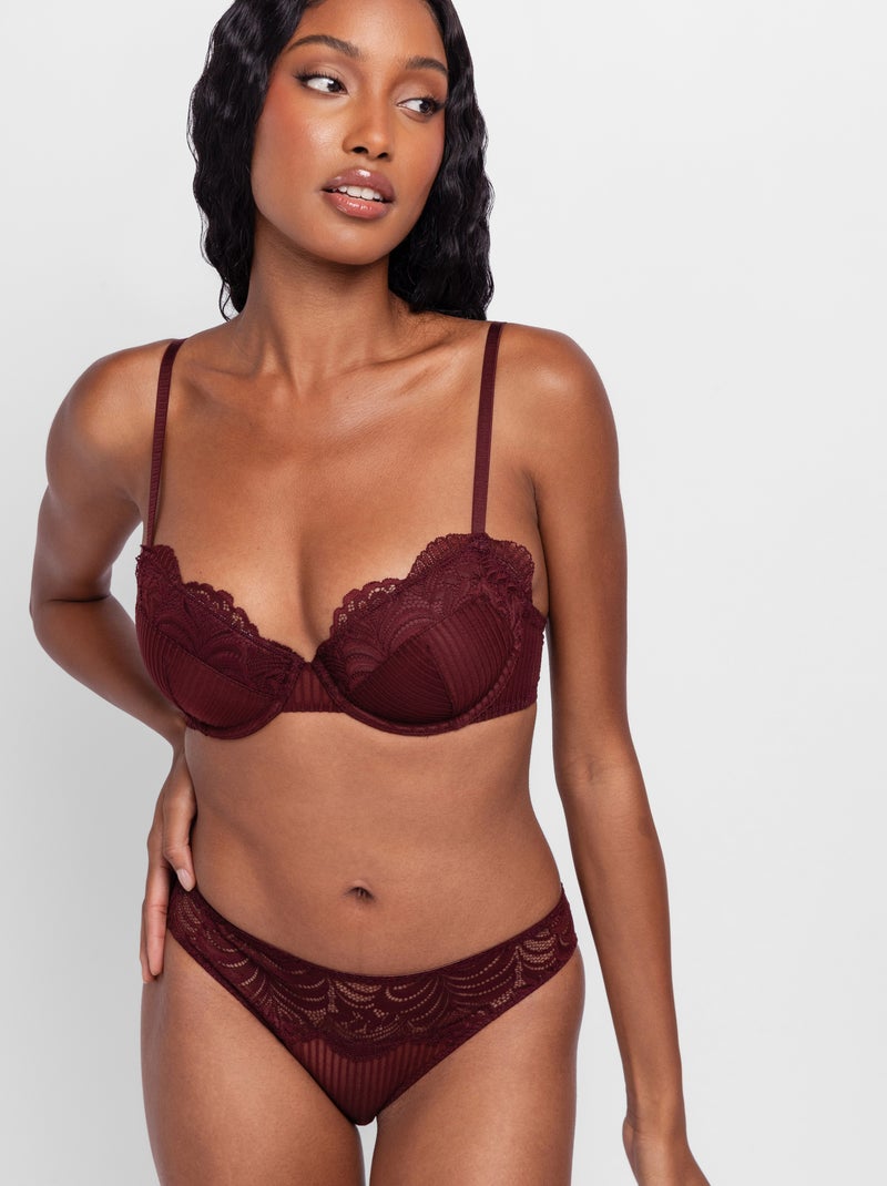 Soutien-gorge remboure emersyn Dorina Rouge - Kiabi