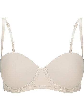 Soutien-gorge rembourré à armatures et bretelles amovibles penti
