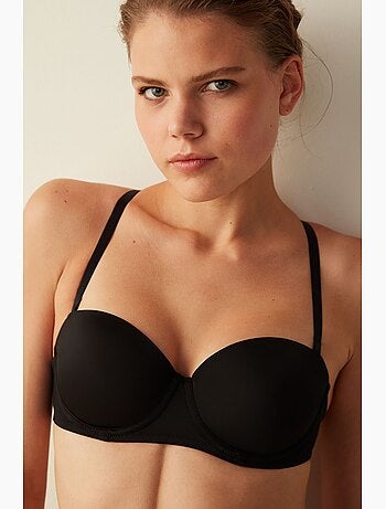 Soutien-gorge rembourré à armatures et bretelles amovibles penti