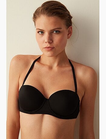 Soutien-gorge rembourré à armatures et bretelles amovibles penti