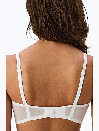 Soutien-gorge rembourré à motif nœud broidery lotus cassé penti