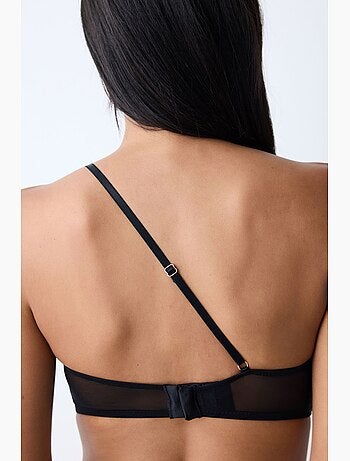 Soutien-gorge rembourré à une épaule penti