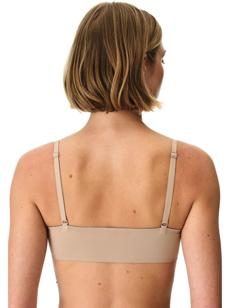 Soutien-gorge rembourré réversible invisible penti Beige argile - Kiabi