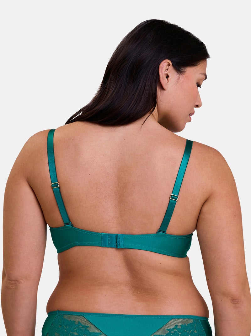 Soutien-gorge Romance Sans Complexe Vert - Kiabi