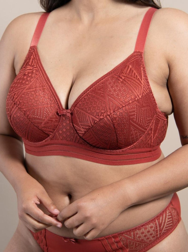 Soutien-gorge ROSY Rouge - Kiabi