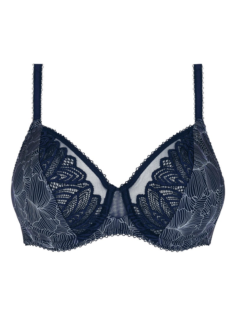 Soutien-gorge sabrina sans complexe lingerie Bleu marine - Kiabi