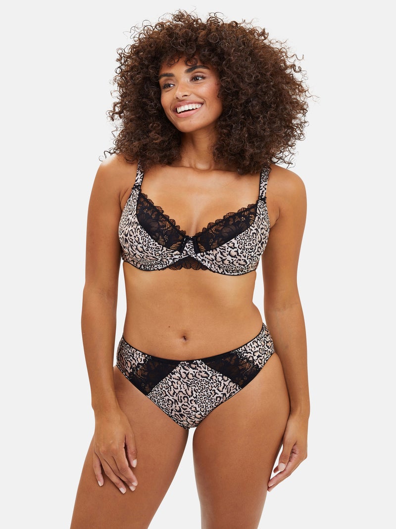 Soutien-gorge Salma Sans Complexe Marron - Kiabi
