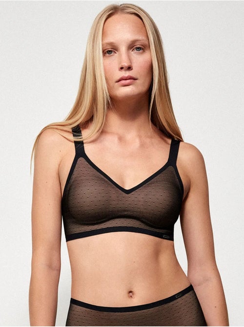 Soutien-gorge sans armature à capacité avec mousse amovible - Kiabi Soutien-gorge sans armature à capacité avec mousse amovible - Kiabi
