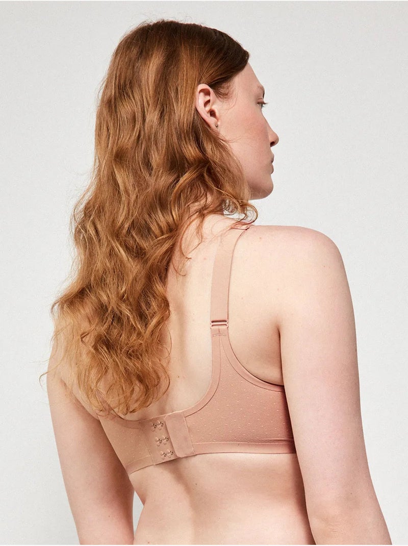 Soutien-gorge sans armature à capacité avec mousse amovible Rose - Kiabi