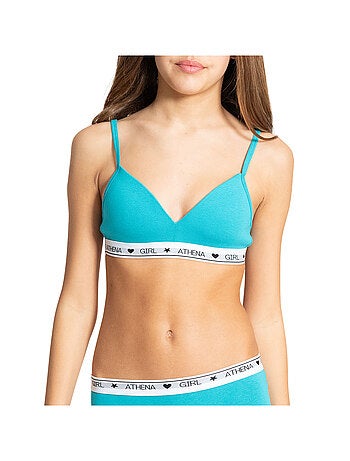 Soutien-gorge sans armature à coques Coton Ultra Doux by Athena Fille