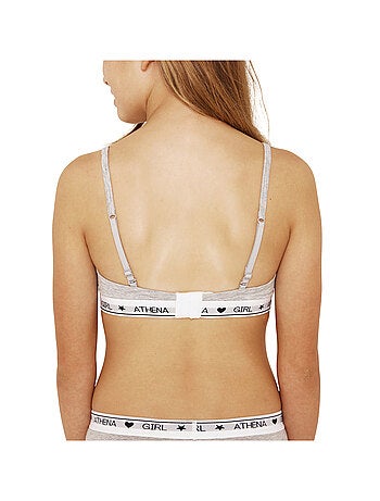Soutien-gorge sans armature à coques Coton Ultra Doux by Athena Fille
