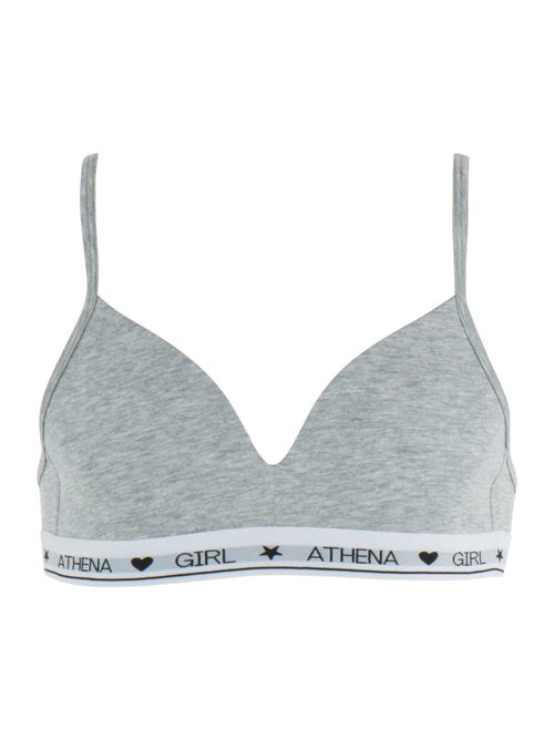 Soutien-gorge sans armature à coques fille Coton Ultra Doux Girl By Athena - Kiabi