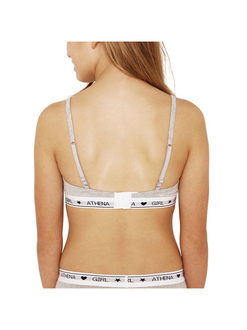 Soutien-gorge sans armature à coques fille Coton Ultra Doux Girl By Athena - Kiabi