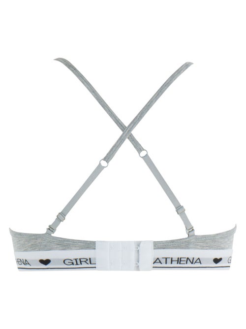 Soutien-gorge sans armature à coques fille Coton Ultra Doux Girl By Athena - Kiabi