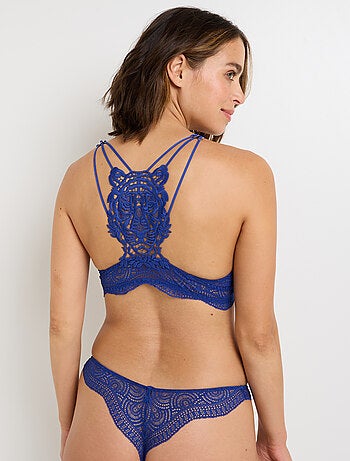 Soutien-gorge sans armature dos sublime dent Grace - RougeGorge Lingerie