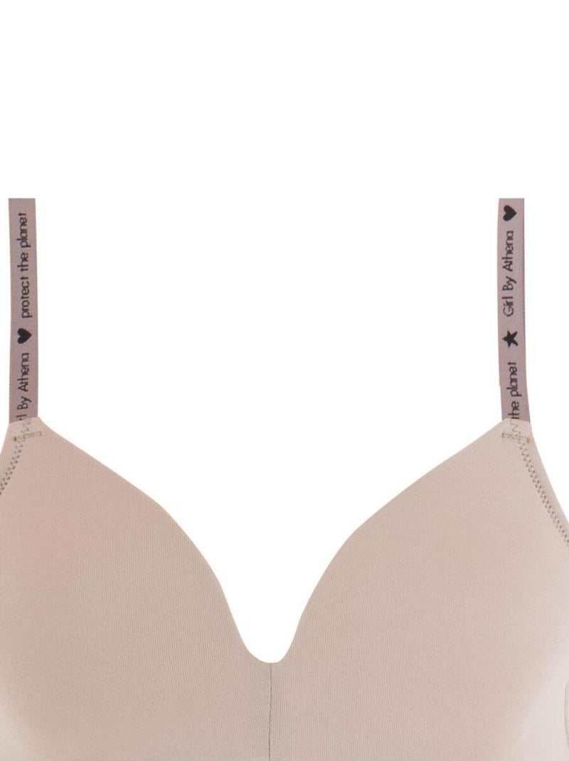 Soutien-gorge sans armature fille Micro recyclé Girl by Beige - Kiabi