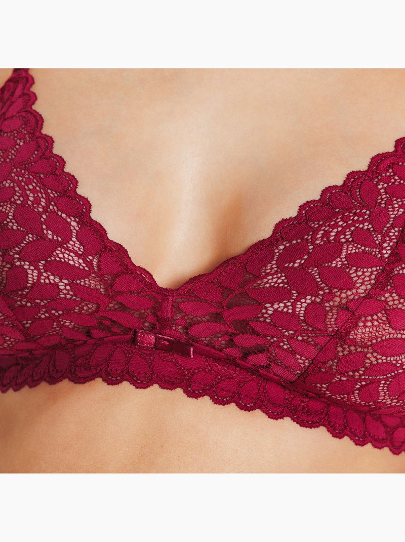 Soutien-gorge sans armature Isadora - RougeGorge Lingerie Bordeaux - Kiabi