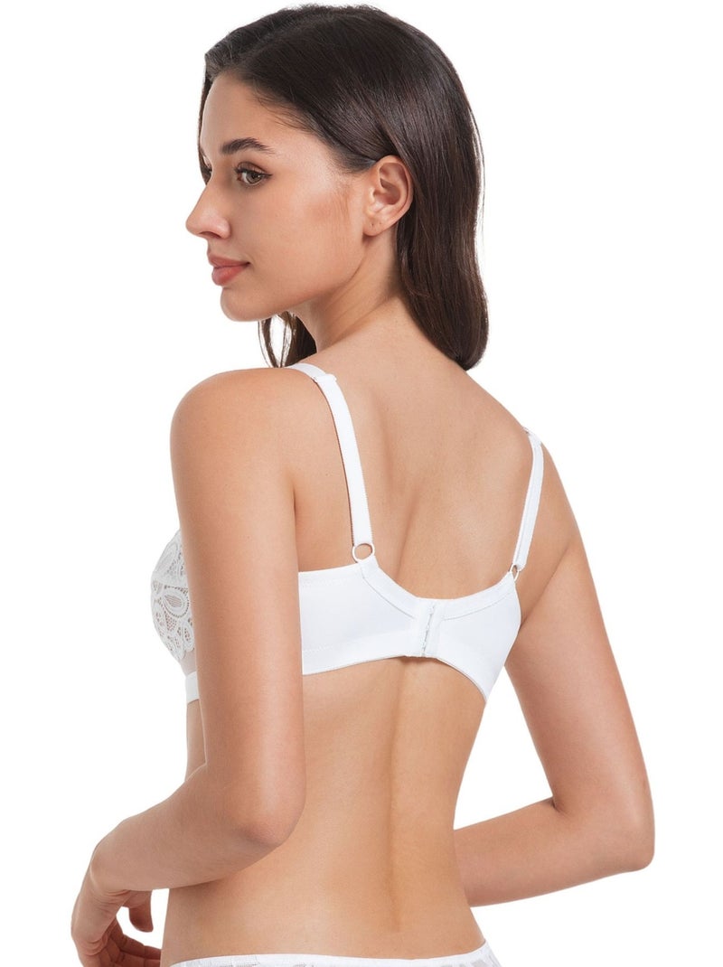 Soutien-gorge Sans Armature Myriam | Gerard Pasquier Blanc Blanc - Kiabi